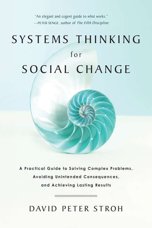 Book cover of Systems Thinking For Social Change