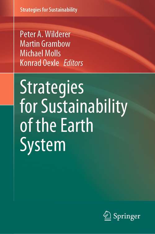 Strategies for Sustainability of the Earth System (Strategies for Sustainability)