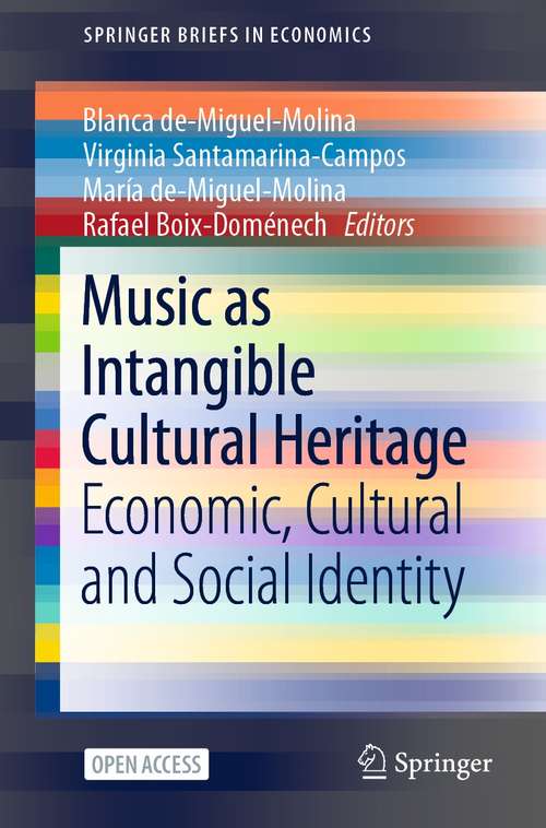 Music as Intangible Cultural Heritage: Economic, Cultural and Social Identity (SpringerBriefs in Economics)