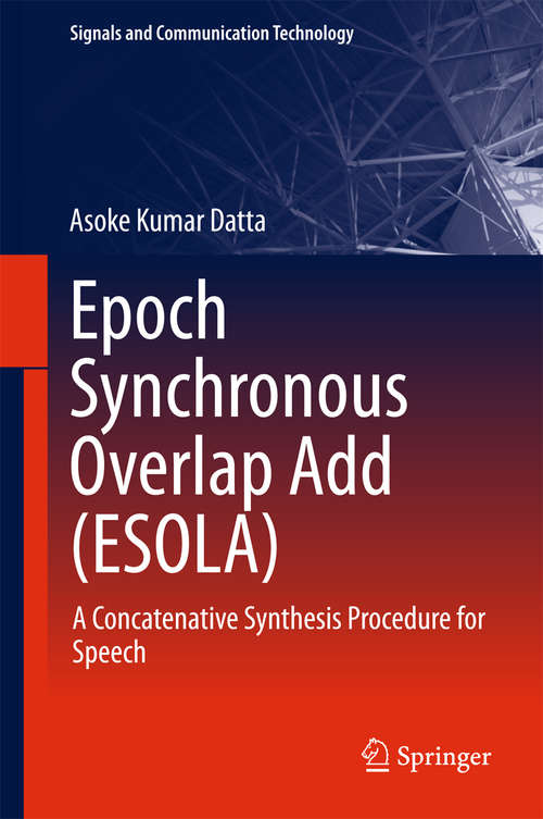 Book cover of Epoch Synchronous Overlap Add (ESOLA)