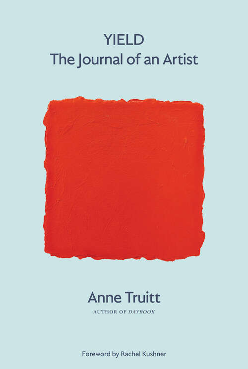Book cover of Yield: The Journal of an Artist