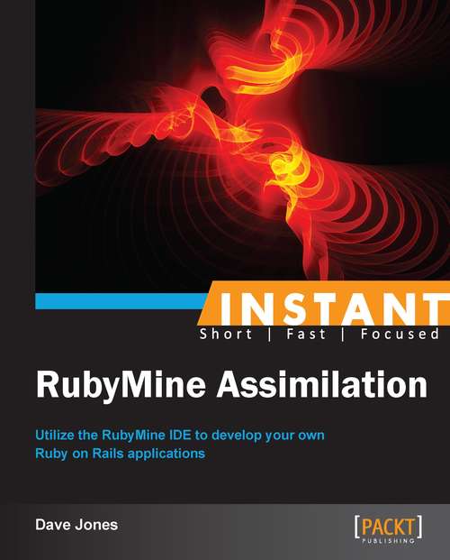 Book cover of Instant RubyMine Assimilation