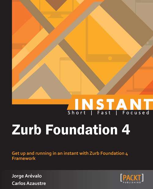 Book cover of Instant Zurb Foundation 4