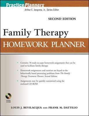 Book cover of Family Therapy Homework Planner