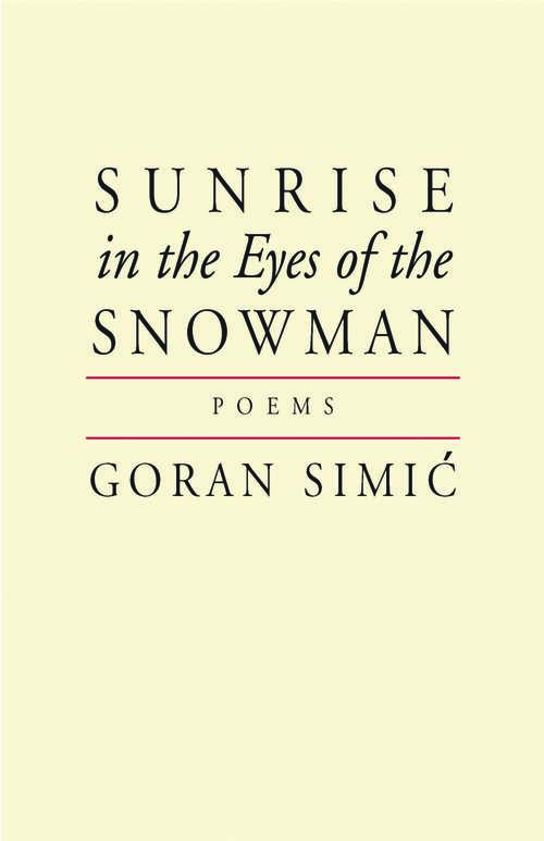 Book cover of Sunrise in the Eyes of the Snowman