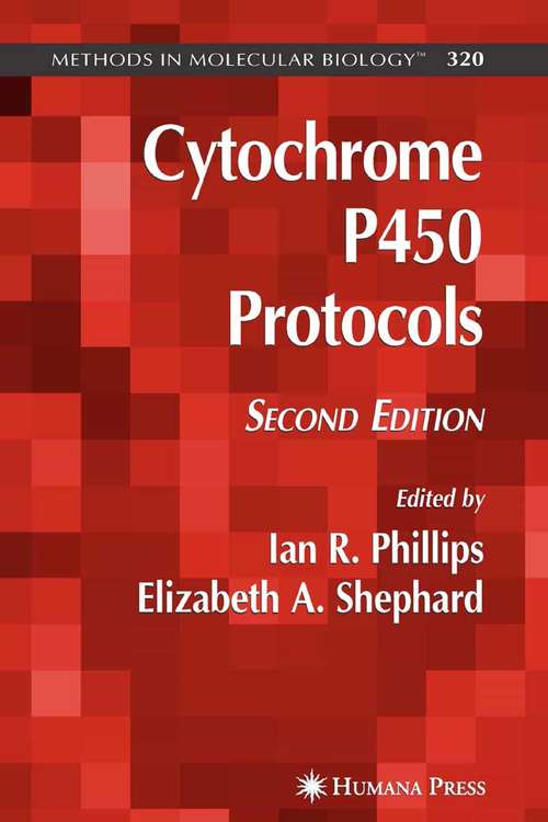 Book cover of Cytochrome P450 Protocols