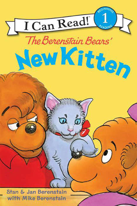 Book cover of The Berenstain Bears' New Kitten (I Can Read Level 1)