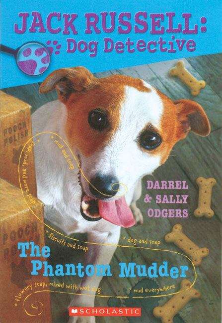 Book cover of The Phantom Mudder (Jack Russell, Dog Detective #2)