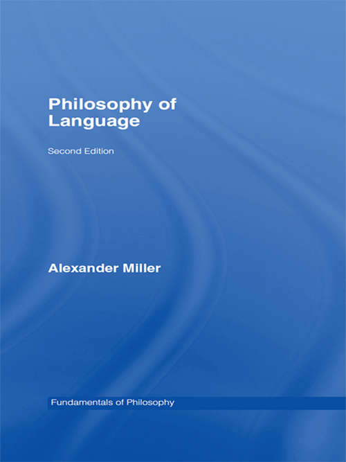 Book cover of Philosophy of Language