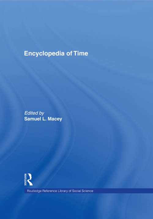 Book cover of Encyclopedia of Time