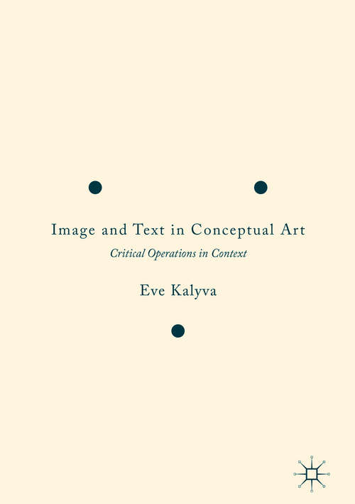 Book cover of Image and Text in Conceptual Art