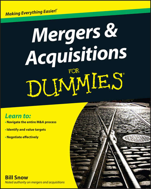 Book cover of Mergers and Acquisitions For Dummies