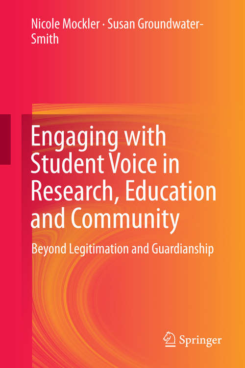 Book cover of Engaging with Student Voice in Research, Education and Community