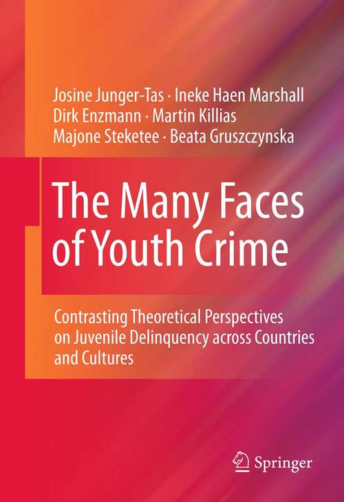 Book cover of The Many Faces of Youth Crime
