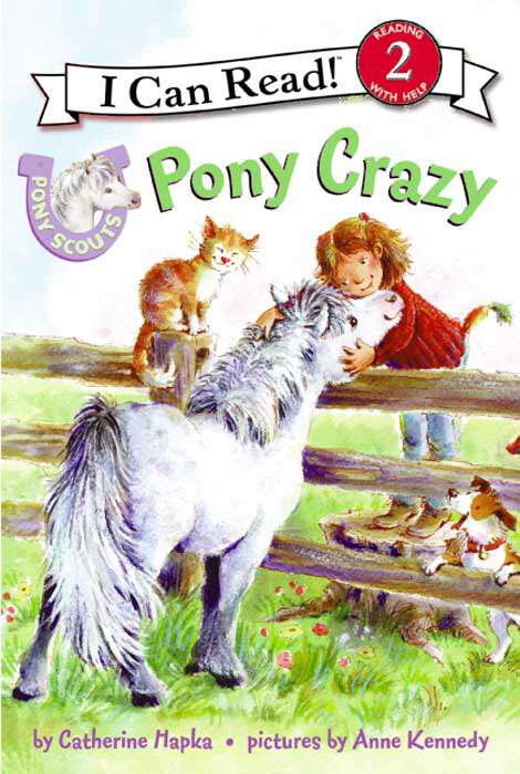 Book cover of Pony Scouts: Pony Crazy (I Can Read Level 2)