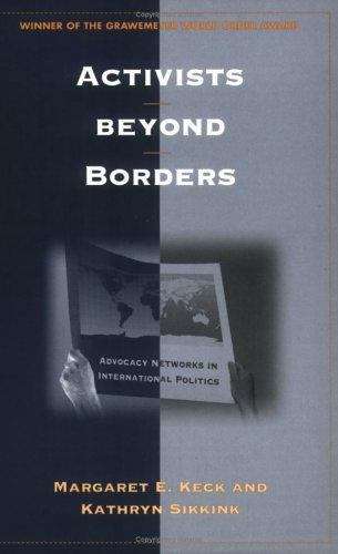 Book cover of Activists Beyond Borders: Advocacy Networks in International Politics
