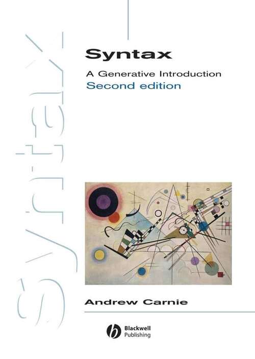 Book cover of Syntax: A Generative Introduction (Second Edition)