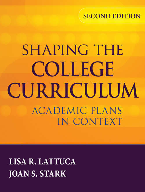 Book cover of Shaping the College Curriculum