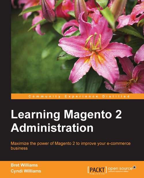 Book cover of Learning Magento 2 Administration