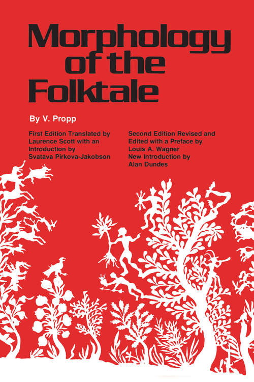 Book cover of Morphology of the Folktale