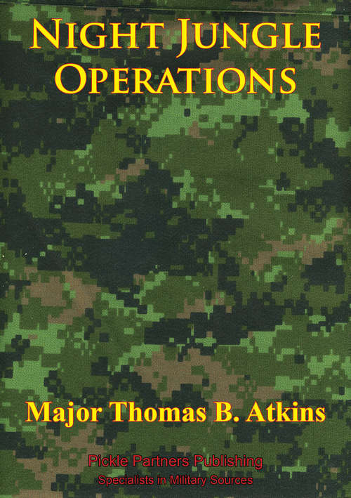 Book cover of Night Jungle Operations