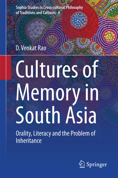 Book cover of Cultures of Memory in South Asia