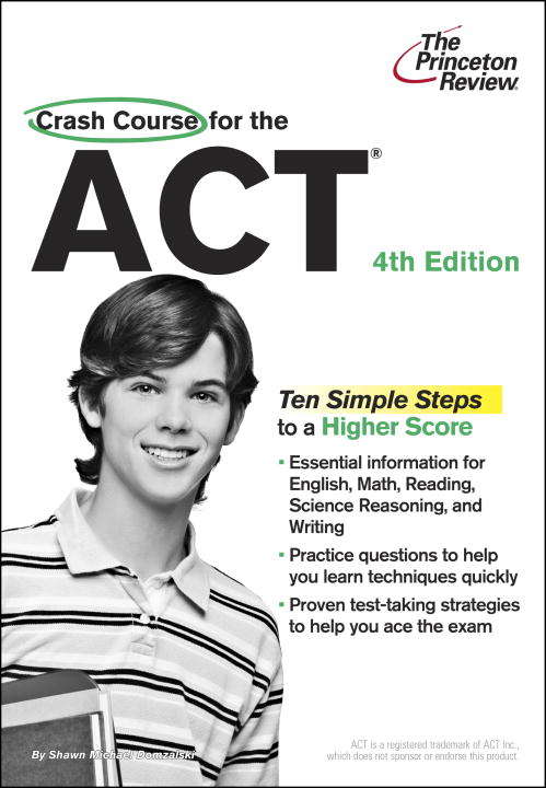 Book cover of Crash Course for the ACT, 4th Edition