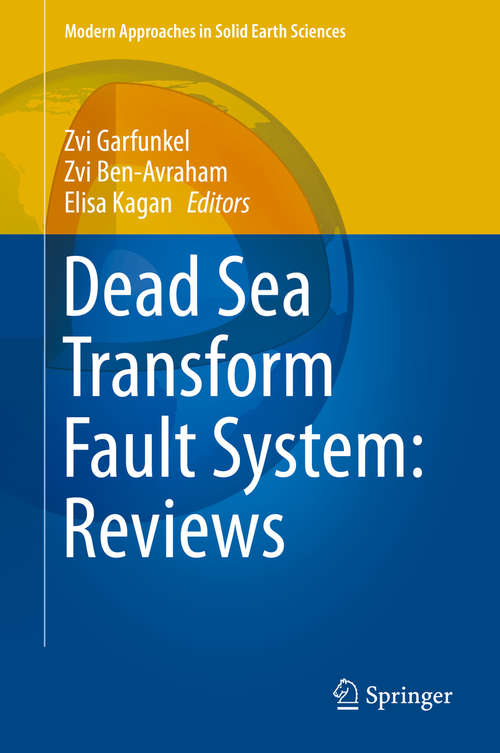 Book cover of Dead Sea Transform Fault System: Reviews