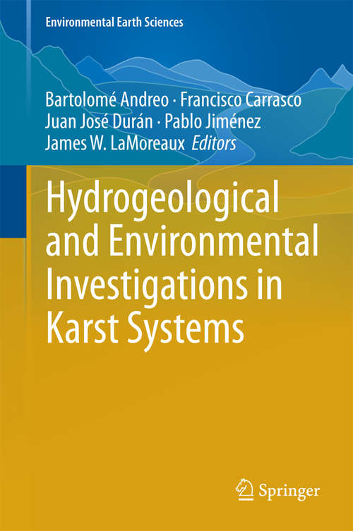 Book cover of Hydrogeological and Environmental Investigations in Karst Systems