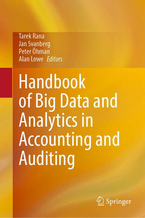 Book cover of Handbook of Big Data and Analytics in Accounting and Auditing
