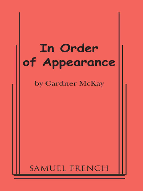Book cover of In Order Of Appearance