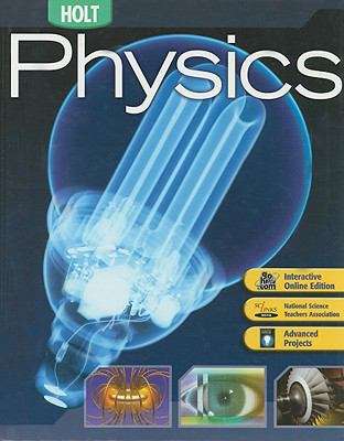 Book cover of Holt Physics