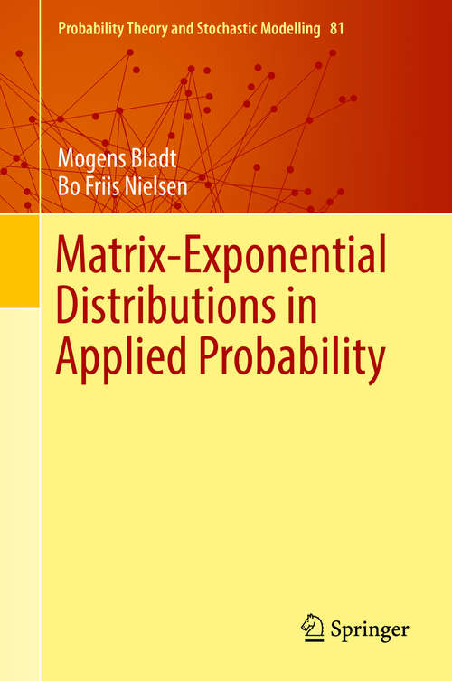 Book cover of Matrix-Exponential Distributions in Applied Probability