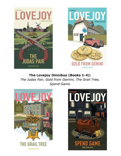 The Lovejoy Omnibus: The Judas Pair, Gold from Gemini, The Grail Tree, Spend Game (Lovejoy #1)