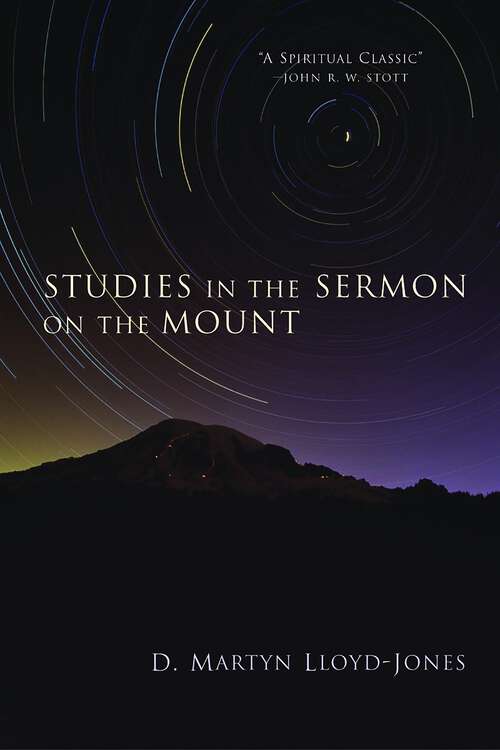 Book cover of Studies in the Sermon on the Mount