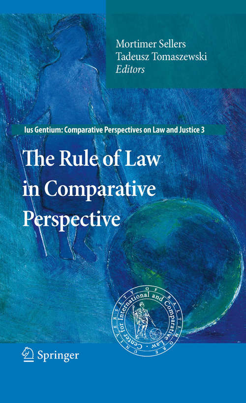 Book cover of The Rule of Law in Comparative Perspective
