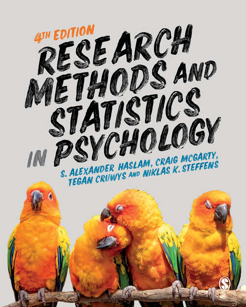 Book cover of Research Methods and Statistics in Psychology (Fourth Edition)