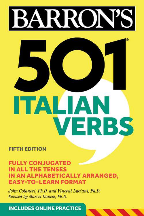 501 Italian Verbs (Barron's 501 Verbs)