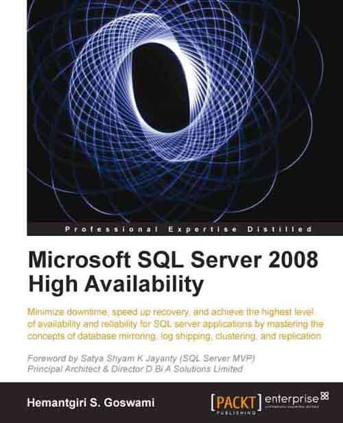 Book cover of Microsoft SQL Server 2008 High Availability