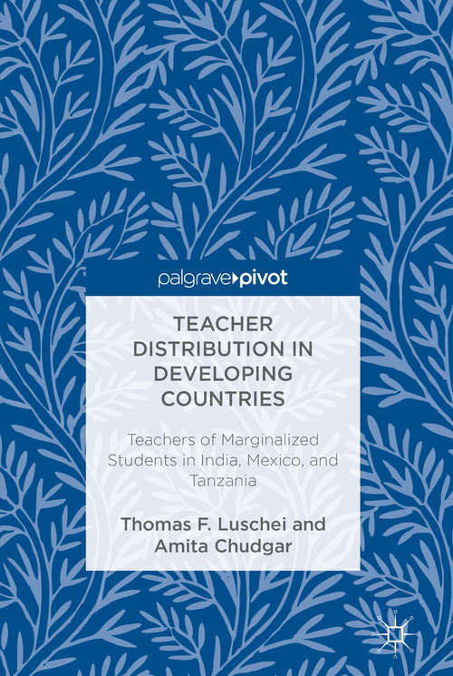 Book cover of Teacher Distribution in Developing Countries
