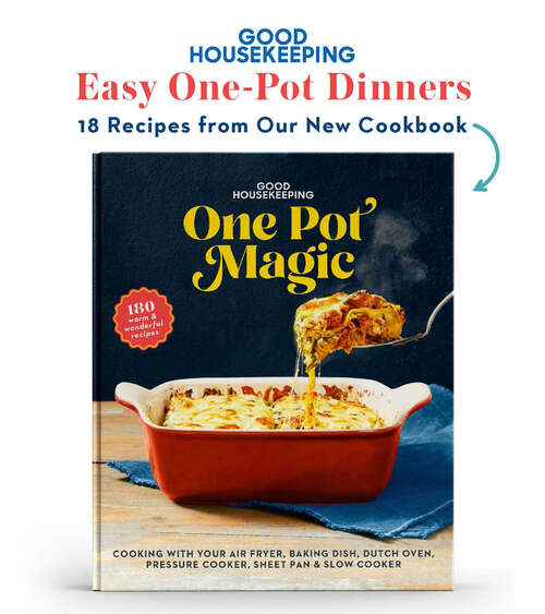Book cover of Good Housekeeping Easy One-Pot Dinners: 18 Recipes from Our New Cookbook