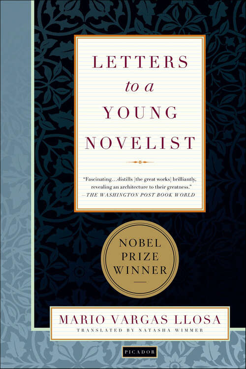 Book cover of Letters to a Young Novelist