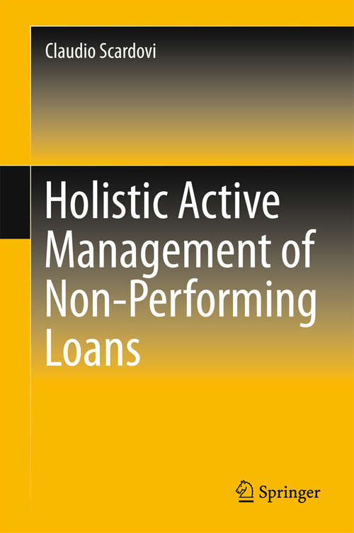 Book cover of Holistic Active Management of Non-Performing Loans