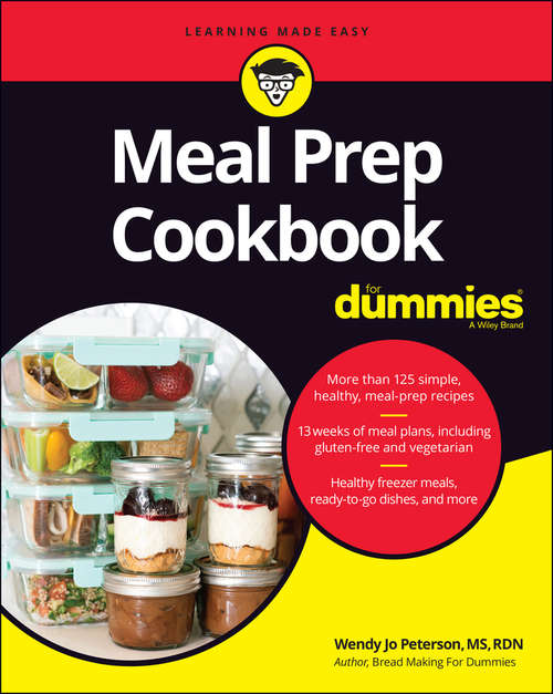 Book cover of Meal Prep Cookbook For Dummies