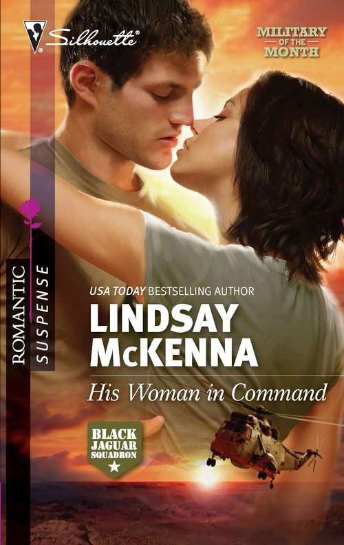 Book cover of His Woman in Command (Black Jaguar Squadron #1)