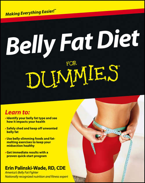 Book cover of Belly Fat Diet For Dummies