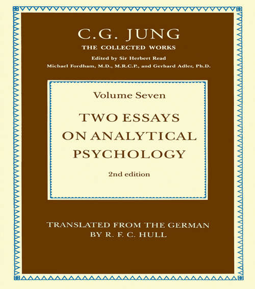 Book cover of Two Essays on Analytical Psychology (Collected Works of C.G. Jung)