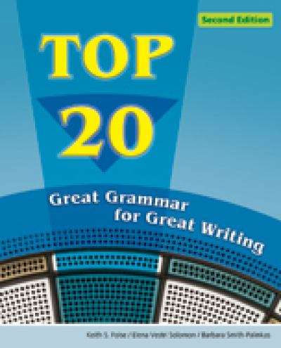 Book cover of Top 20 Great Grammar For Great Writing (Second Edition)