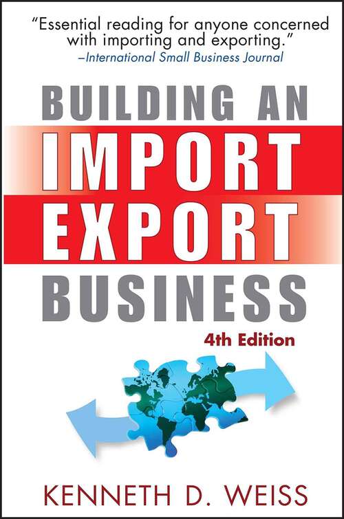 Book cover of Building an Import / Export Business