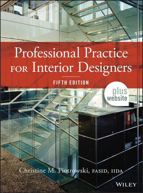 Book cover of Professional Practice for Interior Designers